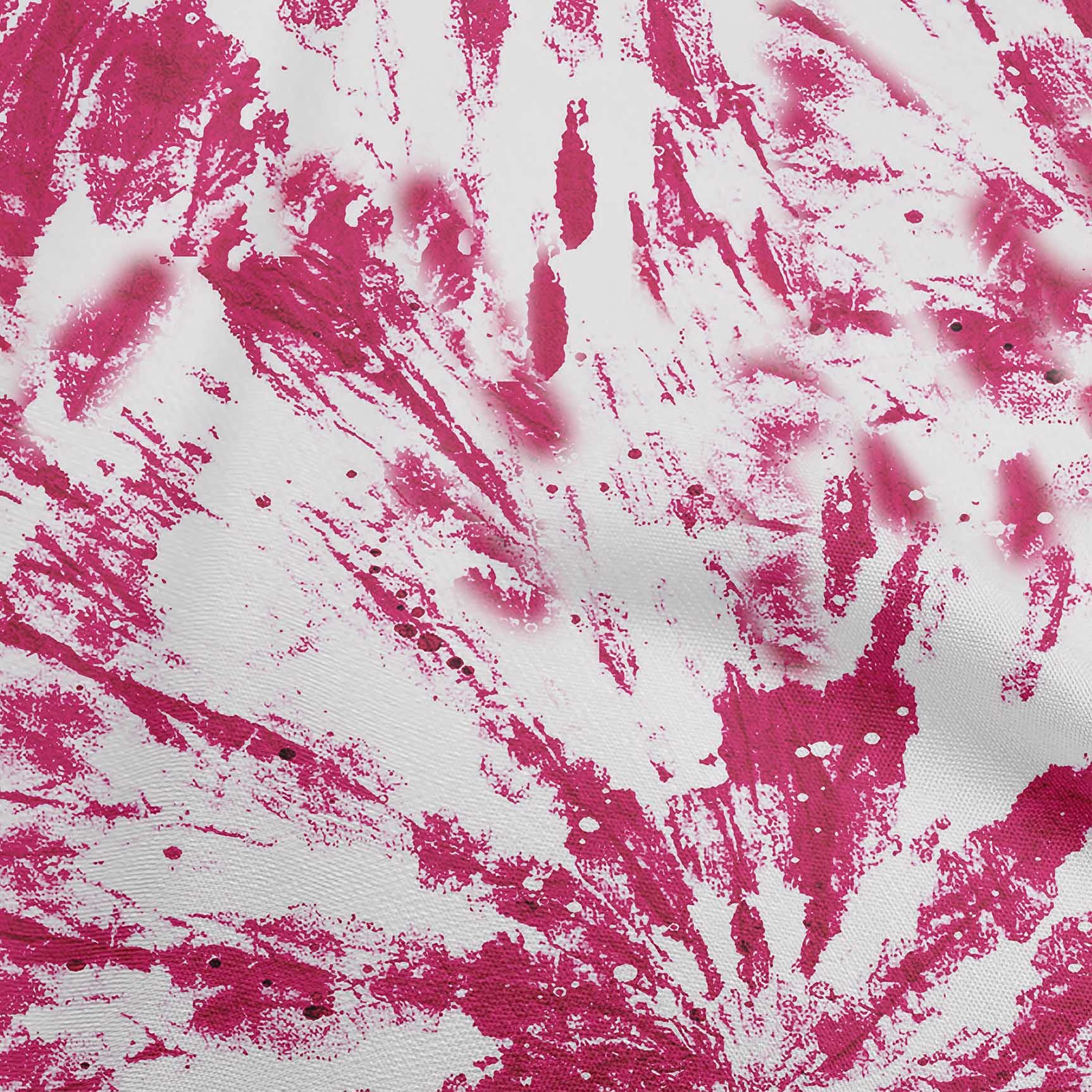 oneOone Cotton Jersey Red Tie Dye Fabric by The Yard - 58 Inch Wide Printed DIY Sewing Material for Clothing, Crafts & Home Decor | Perfect for T-Shirts, Dresses, Quilts and DIY Projects