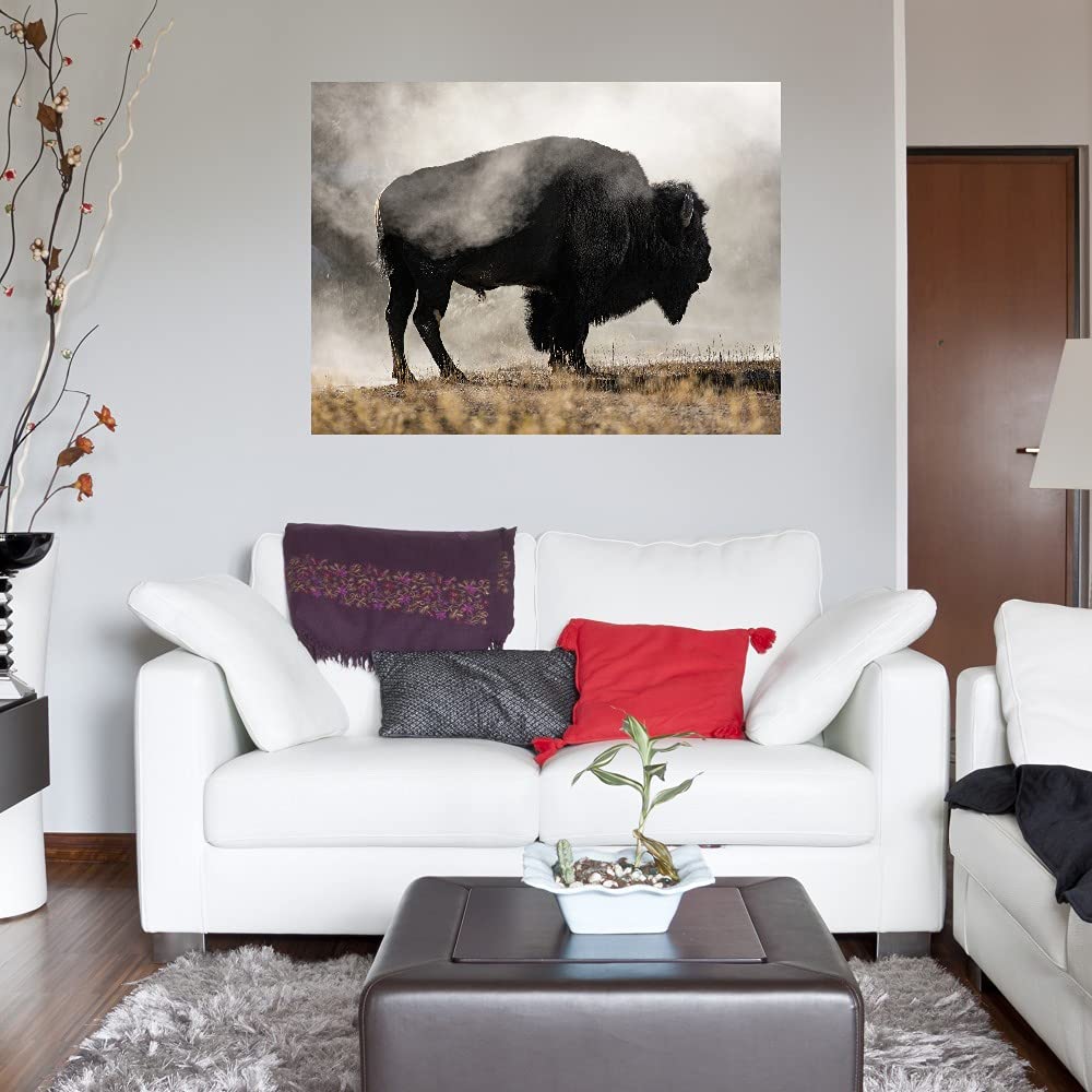 Danita Delimont Geyer Basin Fine Art Canvas Wall Decor - 32x24 Inches - Ready to Hang for Living Room, Bedroom, Office & More - Perfect for Home, Kitchen, Bathroom & Dining Room Decor
