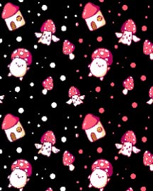 Cute Kawaii Mushroom Angel House