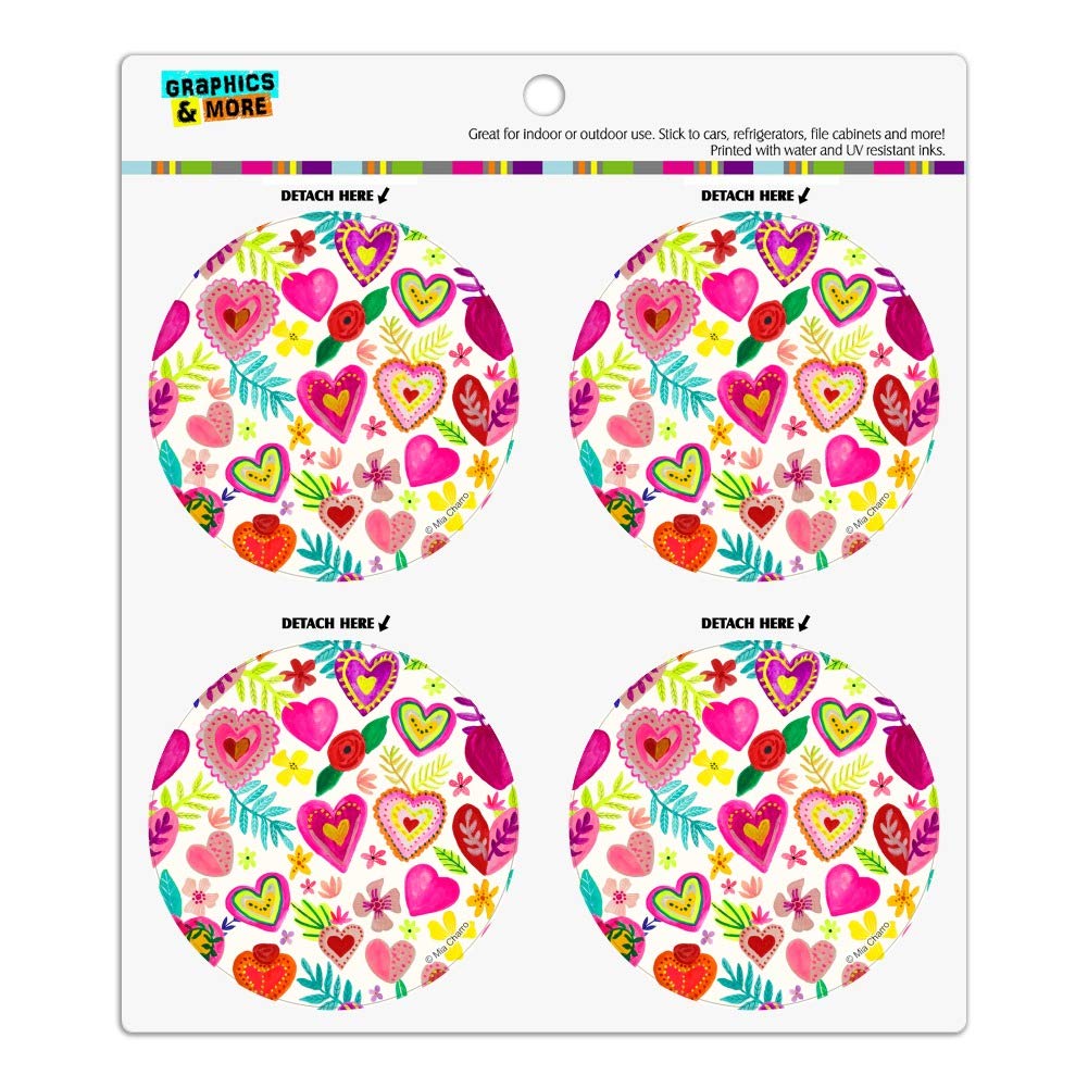Valentine's Day Heart-Shaped Refrigerator Magnets - Colorful Vinyl Fridge Magnet Set for Lockers, Home & Office Decor - Perfect for Valentine's Gifts, DIY Crafts, and Party Decorations