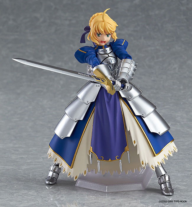 Figma #227 Saber 2.0 Fate/Stay Night Action Figure - Anime Collectible for Fans, Display & Photography