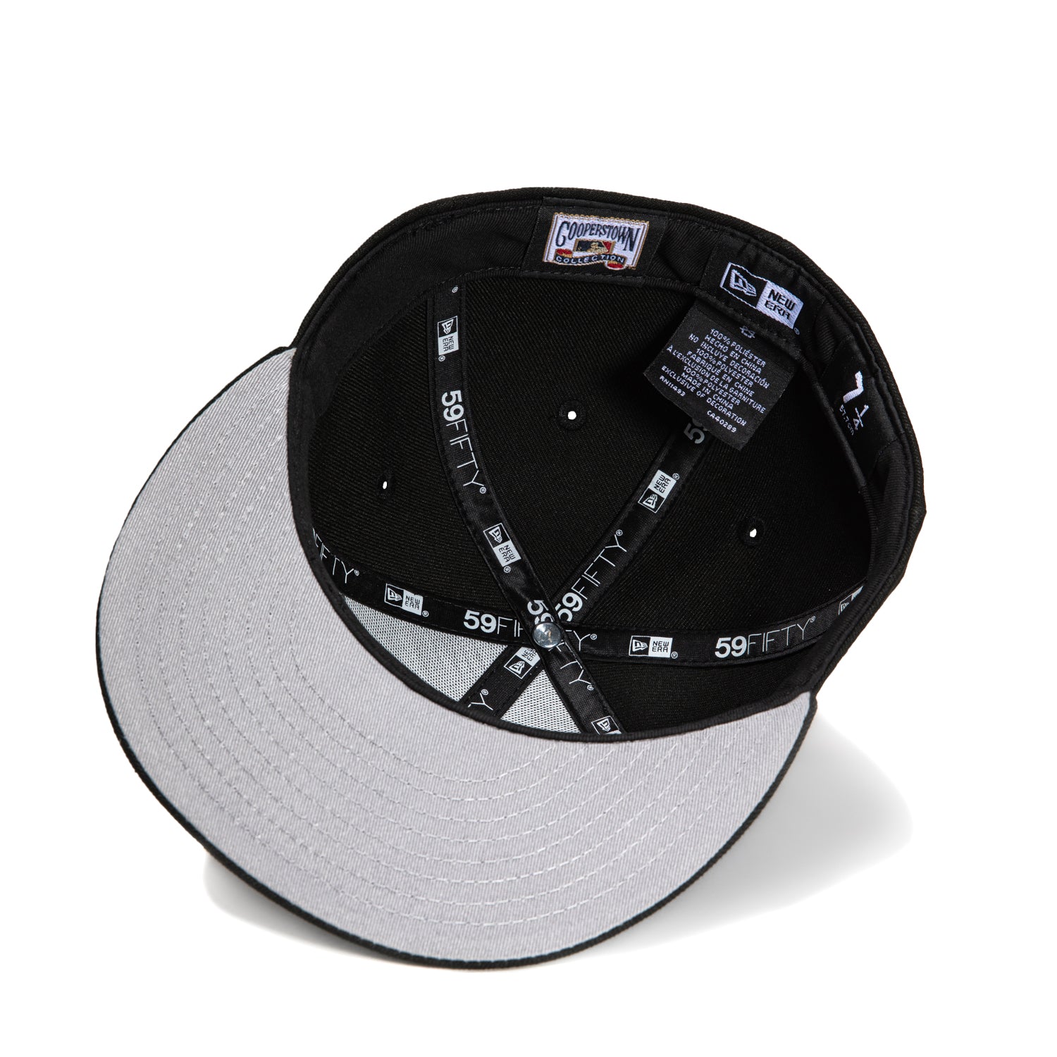 New Era 59Fifty Glow in the Dark New York Mets 25th Anniversary Patch Snapback Hat - Black & White Adjustable Baseball Cap for Men & Women - Perfect for Night Games, Concerts & Fan Collections
