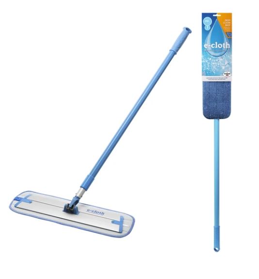 E-Cloth Deep Cleaning Mop - Premium Microfiber Mop for Floors, Tile & Hardwood - Ultra Absorbent & Reusable - Perfect for Home, Kitchen & Bathroom Cleaning