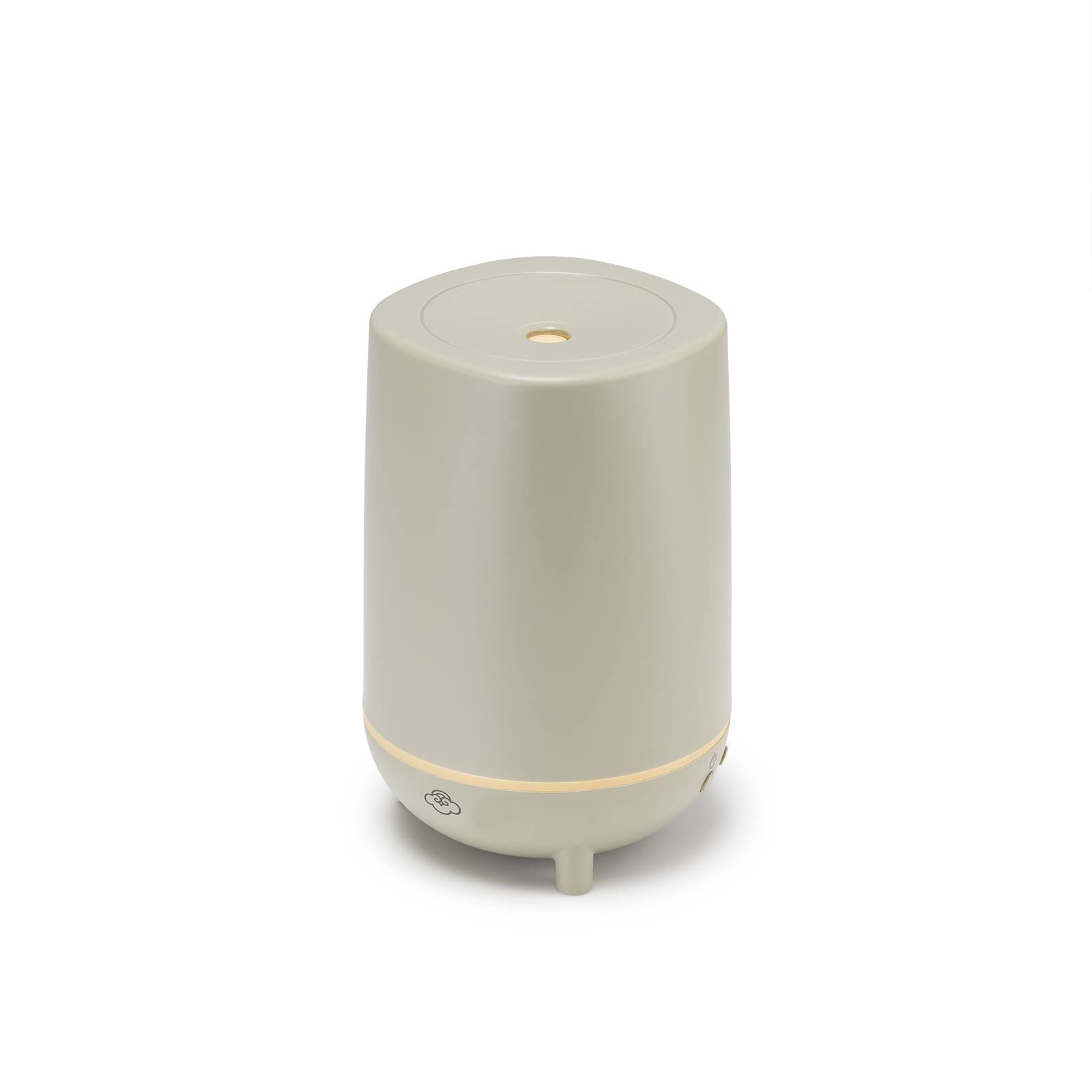 Serene House Ultrasonic Aromatherapy Essential Oil Diffuser with Calming Rain Mist & Warm White Light - 100ml Grey, Auto Shut-Off, Unbreakable Design for Home Spa, Yoga, Meditation & Bedroom Relaxation