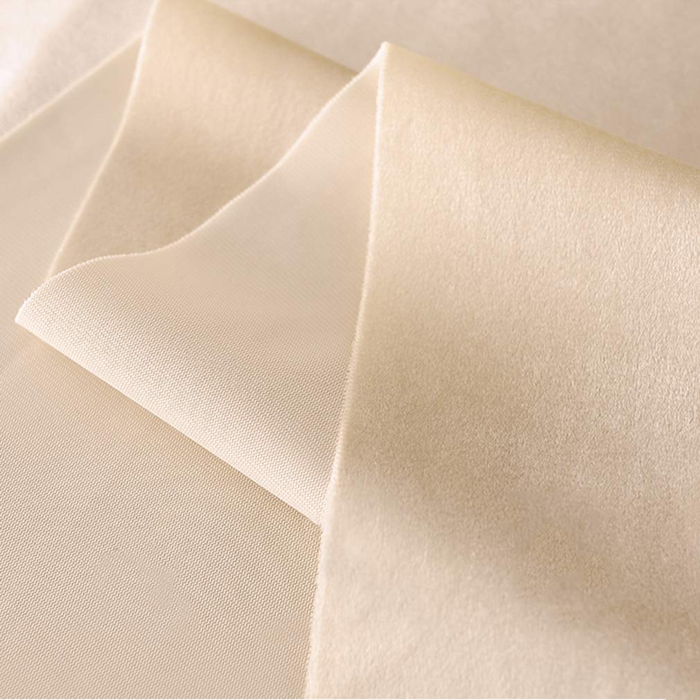 Velvet Rectangle Conference Table Cloth - Stain Resistant & Washable Table Cover Protector with Skirt for Office Meetings, Business Events & Exhibitions | Durable Tablecloth for Professional Settings