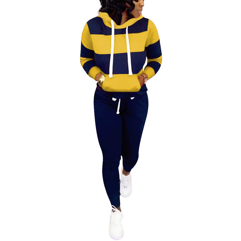 Stylish Nimsruc Women's Two-Piece Jogging Suits - Casual Lounge & Workout Outfits for Running, Yoga & Everyday Wear