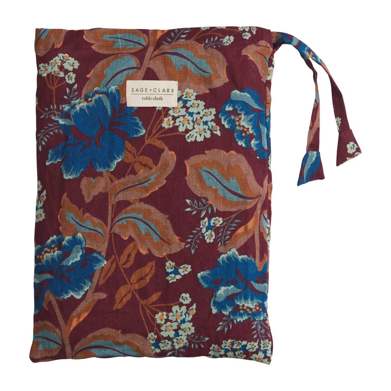 Premium Margot Tablecloth in Rich Mahogany - Elegant Dining & Special Occasions