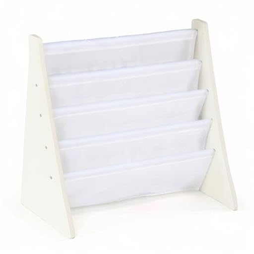 Lennox White Kids Toy Storage Organizer - Sturdy Furniture for Playroom, Nursery & Bedroom Organization