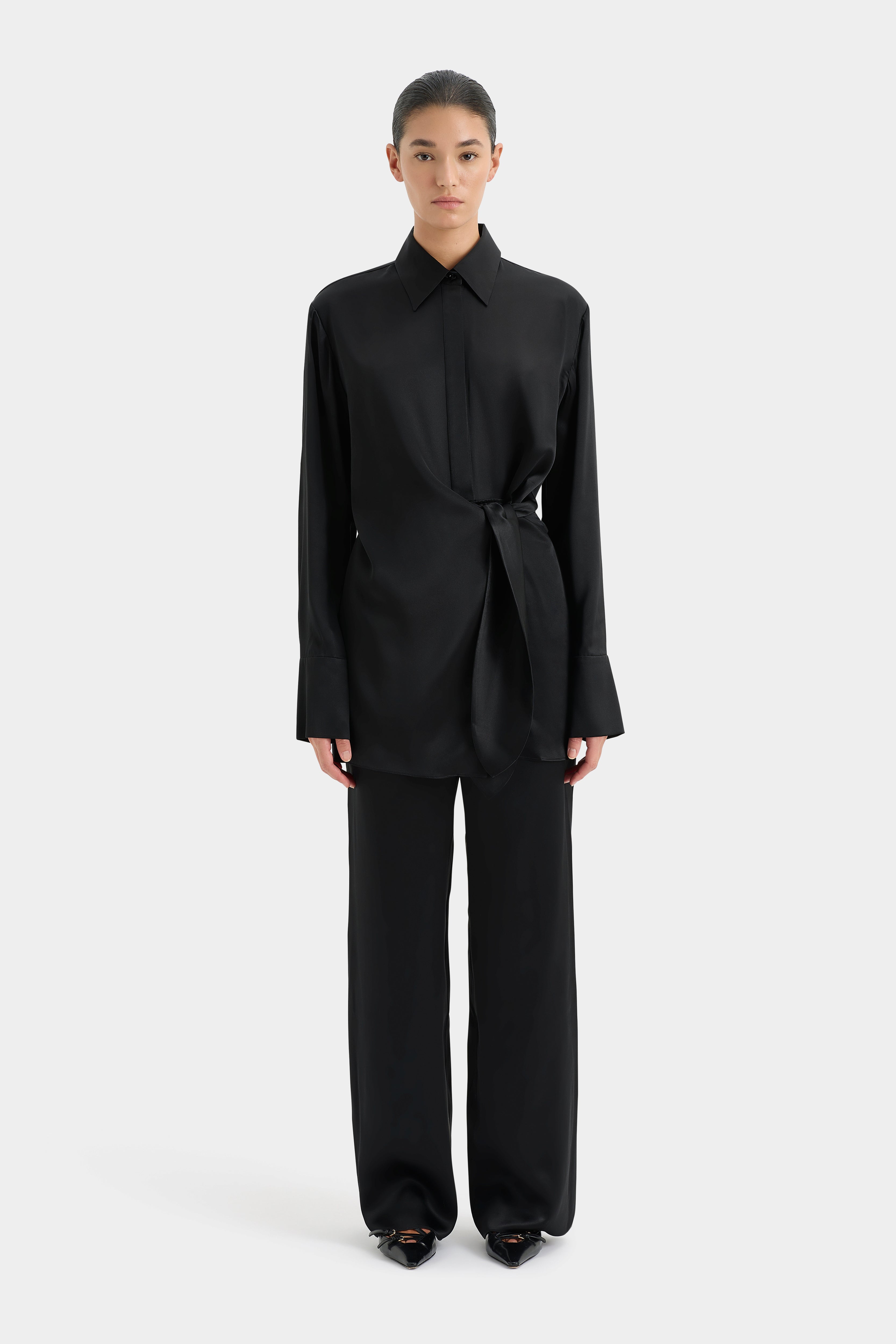 Sorrento Black Pants for Women - Comfortable Stretch Trousers for Work, Office & Casual Wear | Perfect for Business, Travel & Everyday Outfits