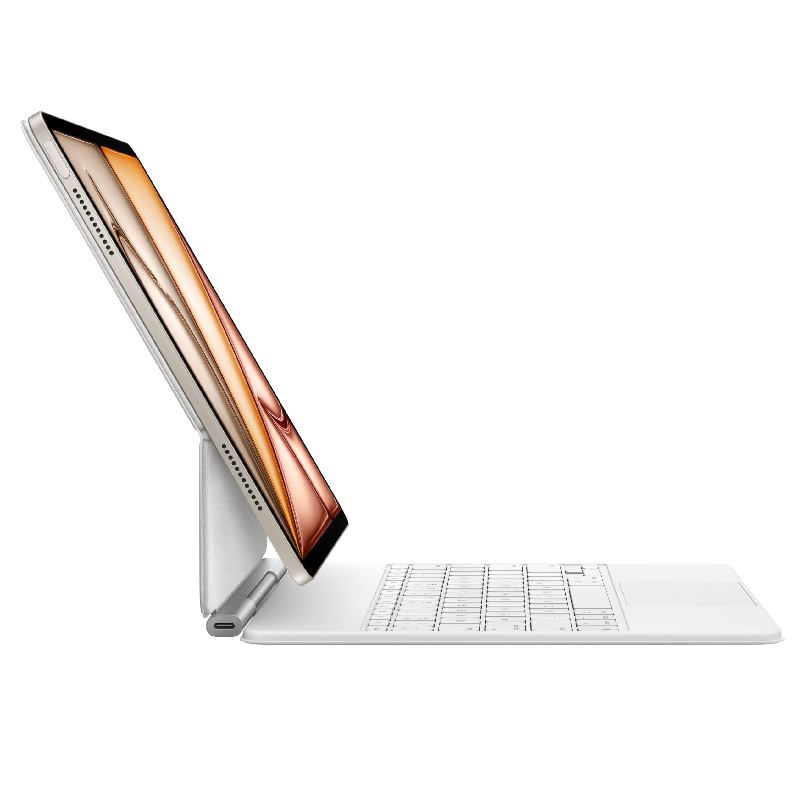 Apple Magic Keyboard for iPad Air 13-inch (M3) - US English Layout - Slim Wireless Keyboard with Built-in Trackpad - White - Perfect for Work, Study & Creative Projects