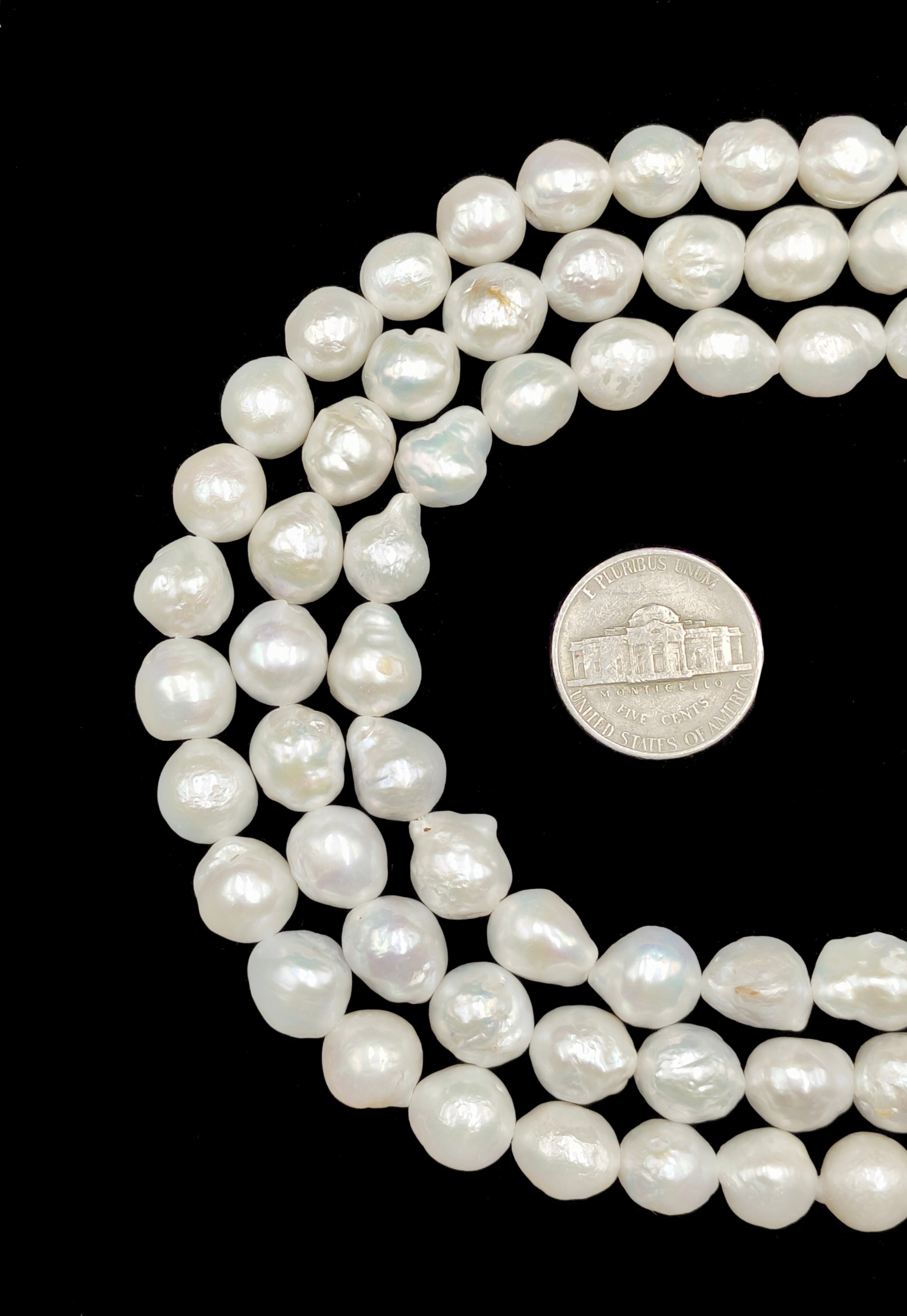 10x12mm Freshwater Pearl Drop Beads - 15.5 Inch Strand for Jewelry Making, DIY Necklaces & Bracelets | Perfect for Wedding, Bridal & Fashion Accessories