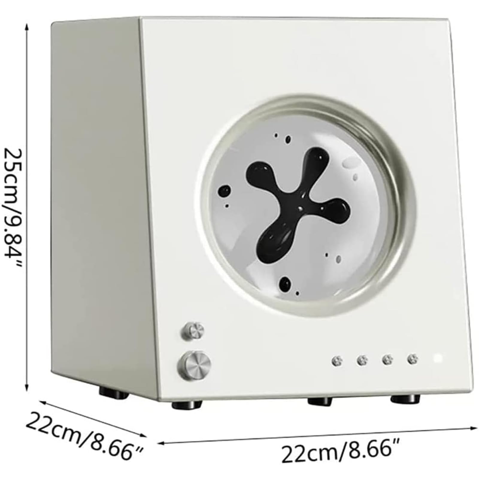 360° Dancing Ferrofluid Magnetic Speaker - Wireless Bluetooth Connection with Shocking Bass & 3D Stereo - 304 Mirror Back Design - Perfect for Home, Office, TV & Computer Desktop Decor - Great for Parties, Gaming & Relaxation