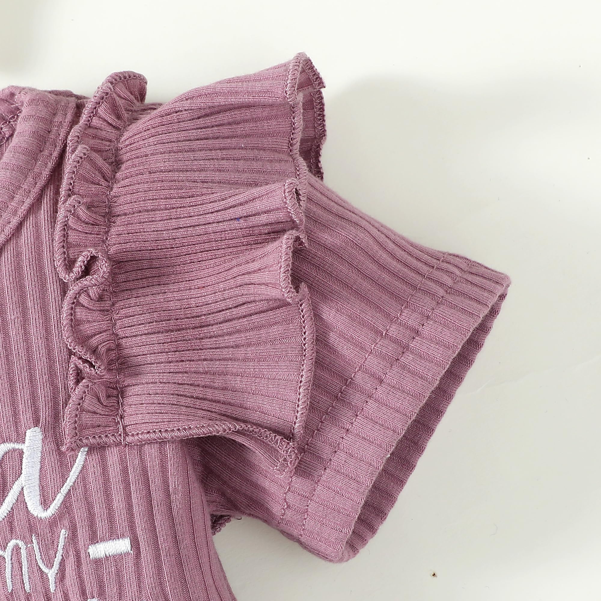 Adorable Infant Baby Girl Clothes Set - Soft Long Sleeve Romper & Pants Outfit for Newborns | Cozy Fall/Winter Baby Girl Fashion | Perfect for Photoshoots, Playdates & Special Occasions