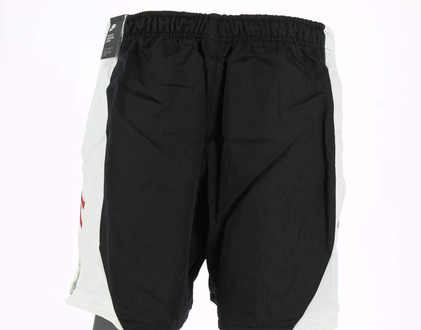 Nike Men's Sportswear NSW Woven Scorpion Shorts - Medium, Black/White - Athletic Training, Gym Workout & Casual Wear for Men