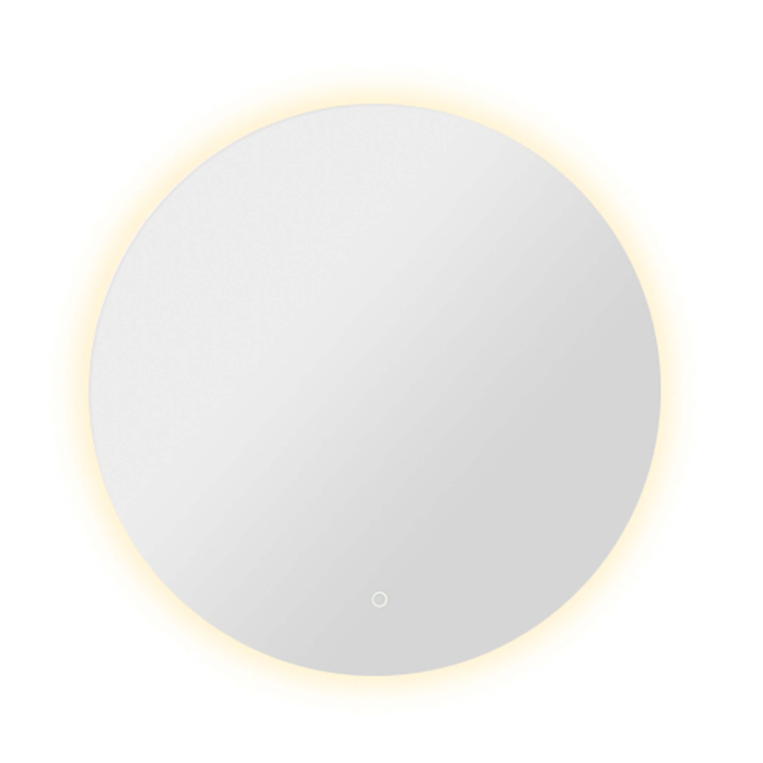 ADP Eclipse LED Frameless Round Bathroom Mirror 3000K Warm White - Perfect for Vanity, Makeup, and Modern Bathroom Decor