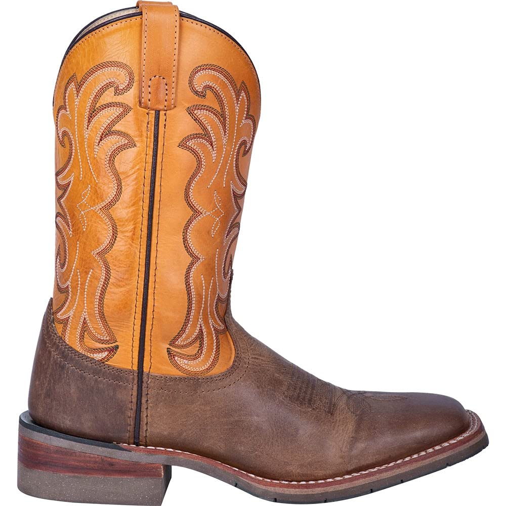 Dan Post Men's Ferrier Western Boots - Genuine Leather Cowboy Boots for Men - Comfortable & Durable for Riding, Work & Outdoor Activities