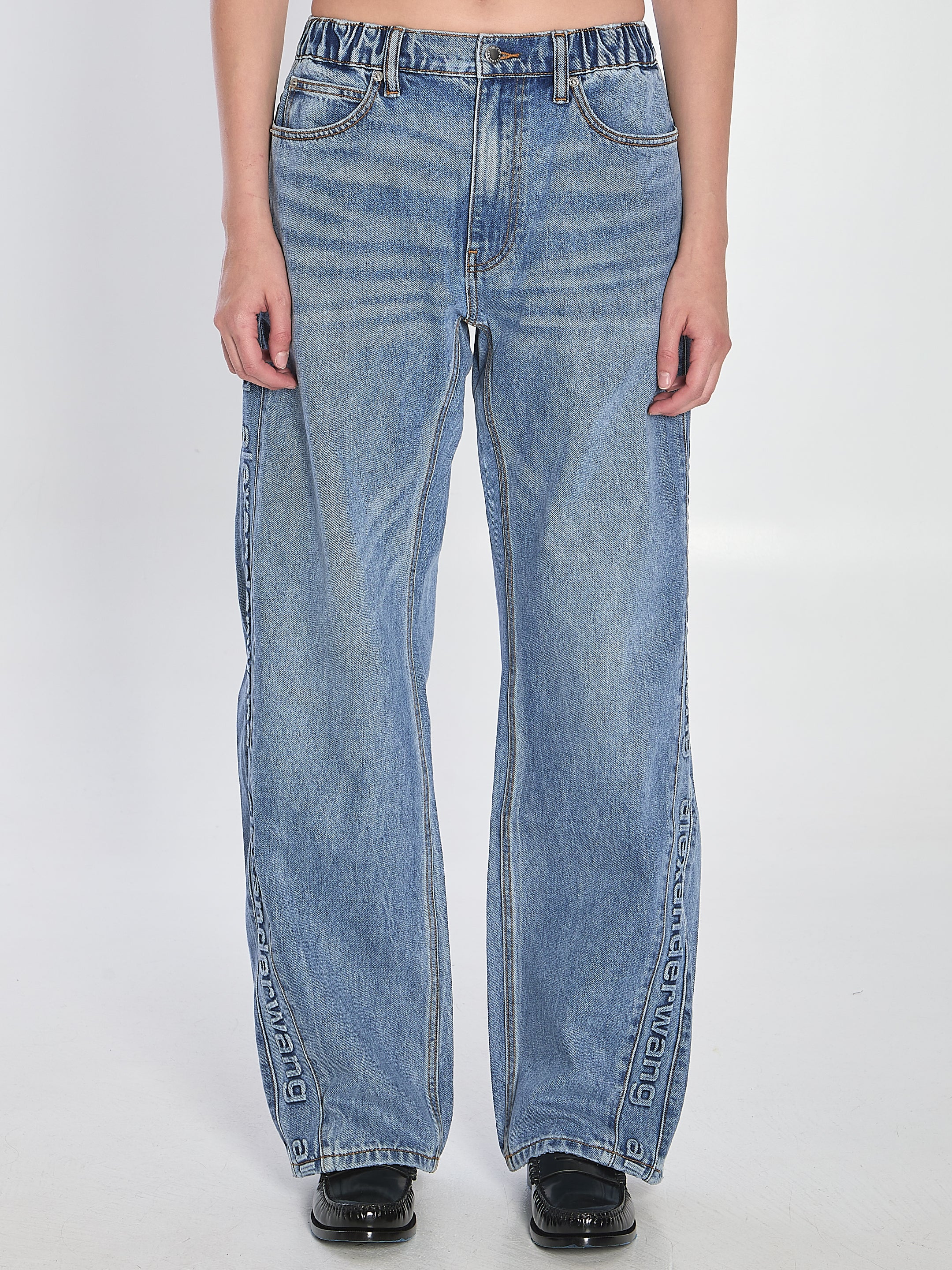 Alexander Wang Balloon Fit Joggers - Women's High Waisted Sweatpants for Lounge & Streetwear | Comfortable Casual Athleisure Pants for Yoga, Running & Everyday Wear
