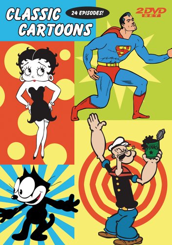 Classic Cartoons 2-Disc DVD Collection - Nostalgic Animated Shows for Kids & Adults | Perfect for Family Movie Nights & Birthday Gifts
