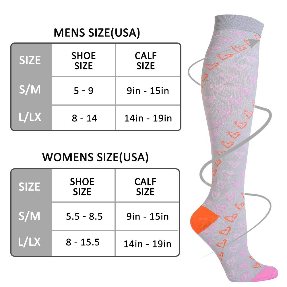 OVRUNS 15-20 mmHg Compression Socks for Women & Men - Medical Grade Support Stockings for Pregnancy, Nursing, Travel, Surgery Recovery & Varicose Vein Relief - Ideal for Long Flights, Hospital Shifts & Post-Surgery Healing