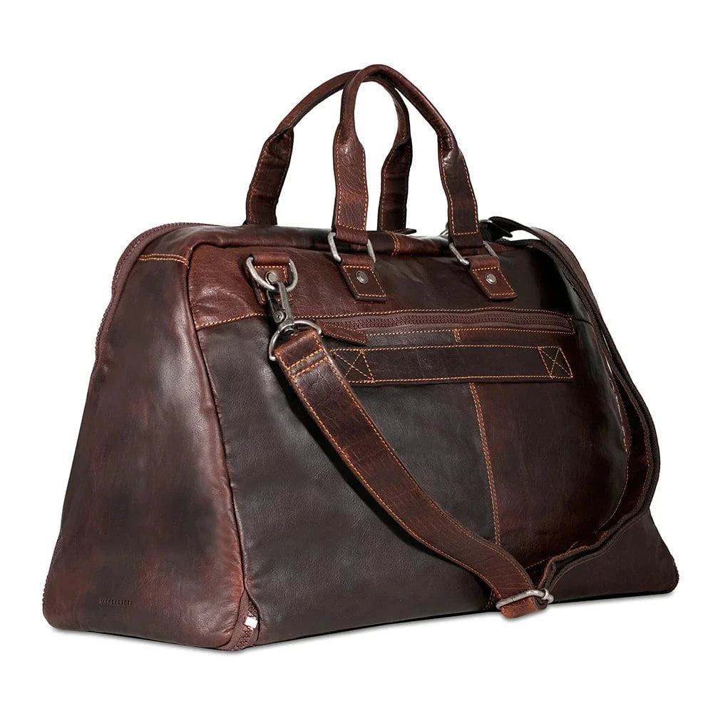 Jack Georges Voyager Large Convertible Valet Bag - Premium Leather Travel Organizer for Men | Business Trip & Weekend Getaway Essential