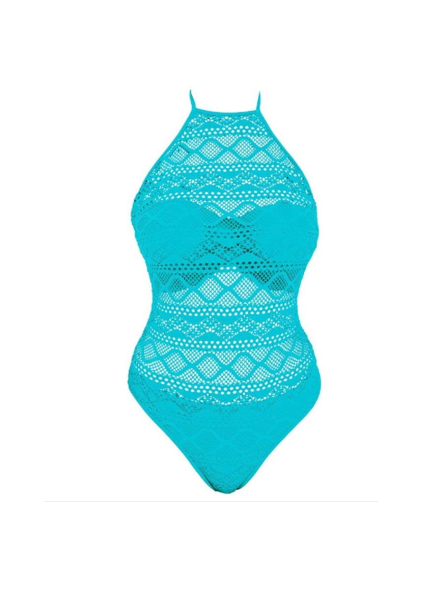 Freya Sundance Underwire One-Piece Swimsuit 34D - Deep Ocean Blue Bathing Suit for Women | Perfect for Beach Vacations, Pool Parties & Summer Getaways