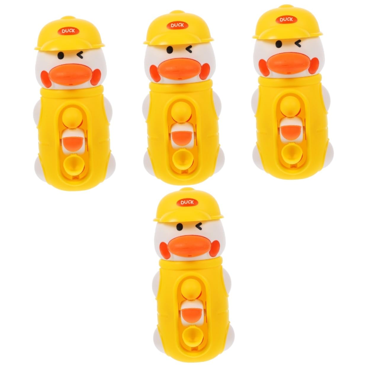 HEMOTON 4-Piece Rotating Animal Bath Toys Set - Cute Plastic Shower Toys for Kids, Fun Bathtub Water Play for Toddlers & Infants | Perfect for Bath Time, Sensory Play & Early Learning Development