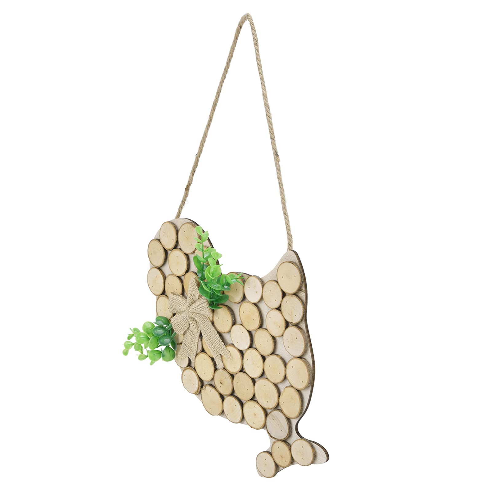 CHICIRIS Handmade Wooden Easter Chick Pendant - DIY Home Decor for Easter, Durable & Exquisite Craft - Perfect for Easter Tree Ornaments, Gift Tags & Spring Home Decoration