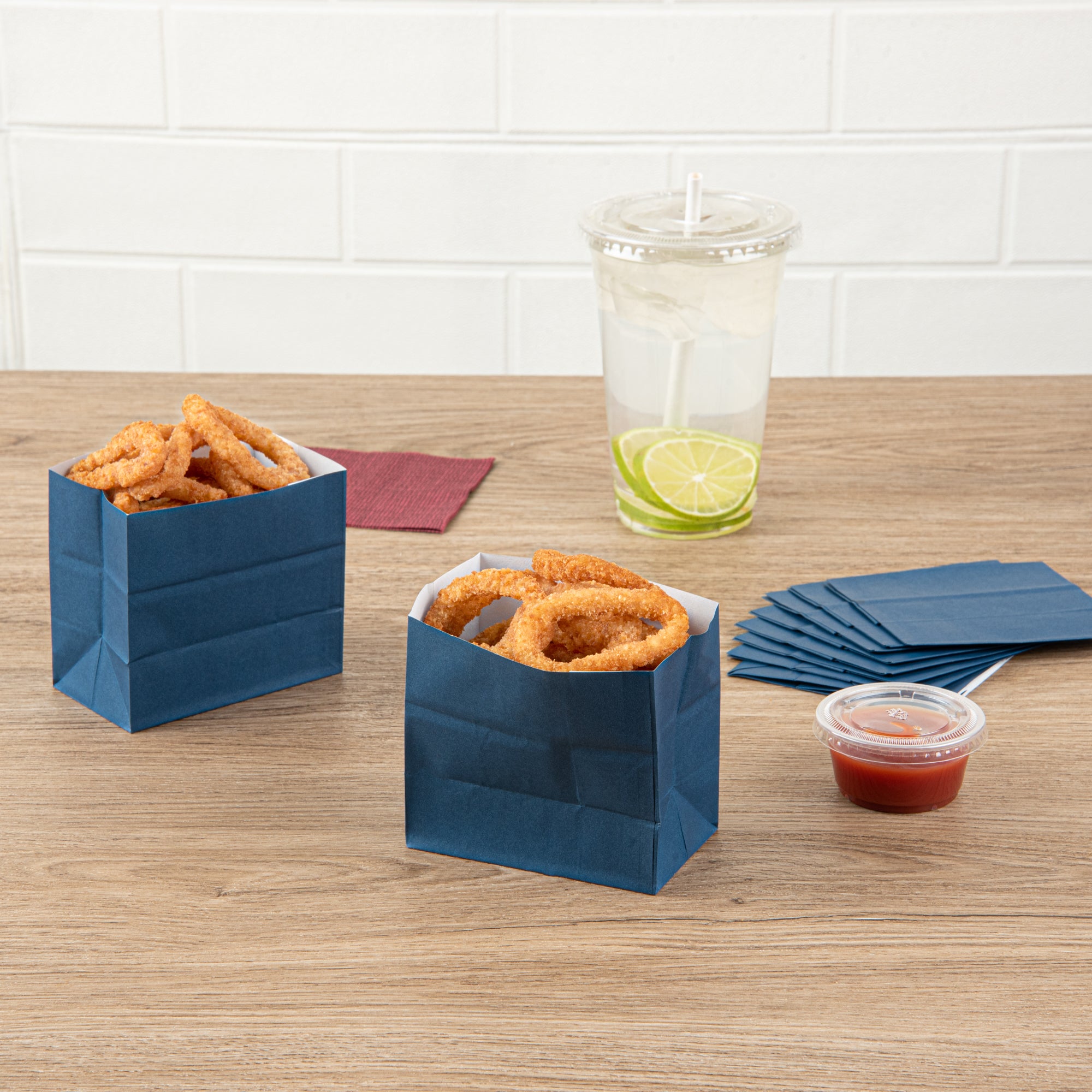 Premium Midnight Blue Small Snack Bags - 3.75