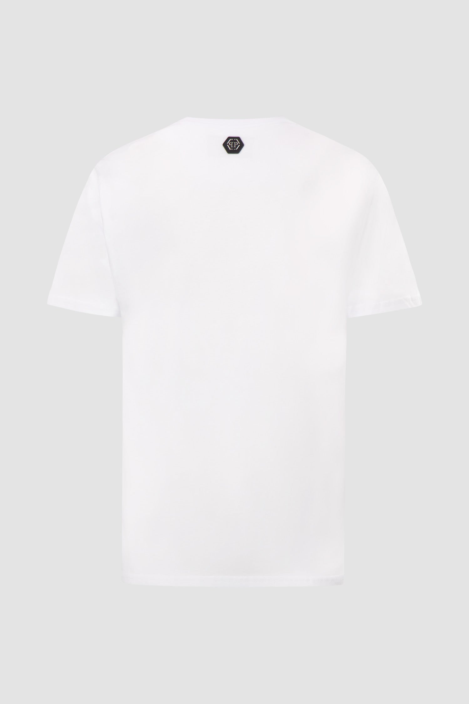 Philipp Plein White Round Neck Short Sleeve T-Shirt for Men - Casual Summer Fashion Tee - Perfect for Streetwear, Outings & Everyday Wear