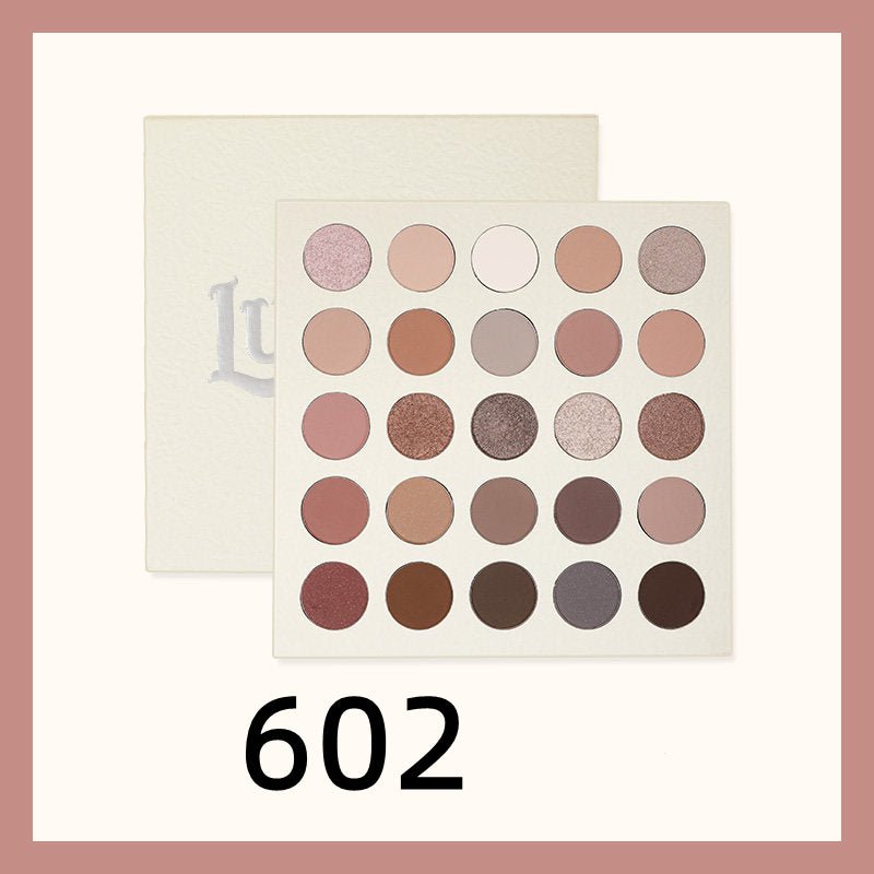 HOLD LIVE Matte Earth 25 Color Eyeshadow Palette - Highly Pigmented, Long Lasting Makeup for Day & Night Looks - Perfect for Professional Makeup Artists & Everyday Wear