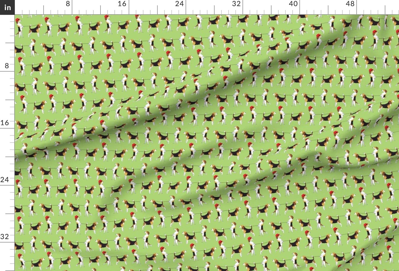 Beagle Dog Puppy Printed Minky Fabric by The Yard - Soft Plush Material for Sewing Baby Blankets, Quilt Backing & DIY Crafts - Perfect for Nursery Decor, Pet Lover Gifts & Cozy Home Projects