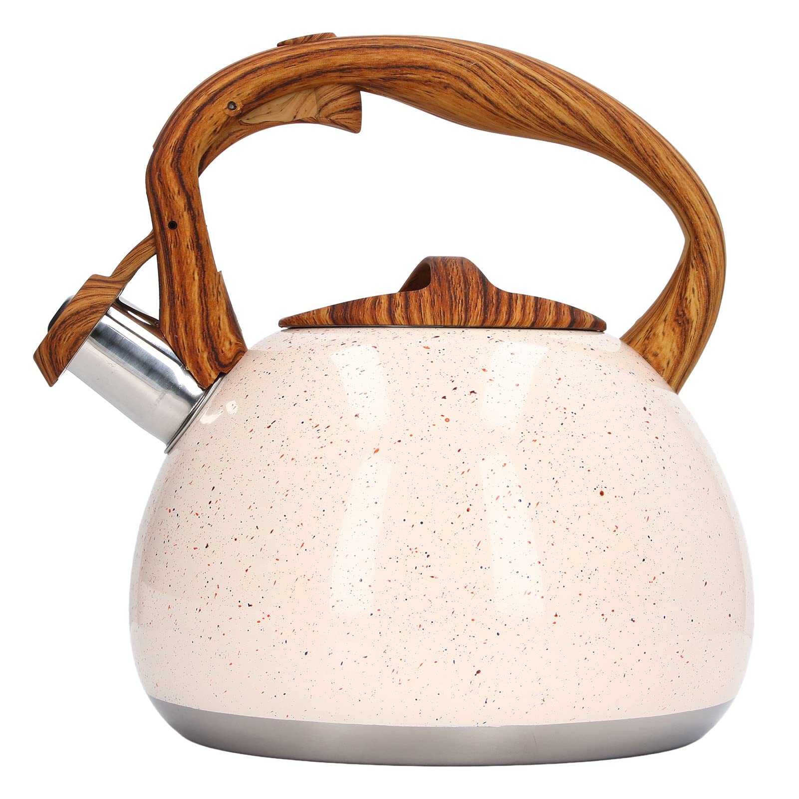 Premium 3L Stainless Steel Whistling Tea Kettle - Large Capacity Stovetop Kettle for Gas & Induction Cooktops | Durable 304 Stainless Steel | Perfect for Home, Office & Camping Tea Brewing