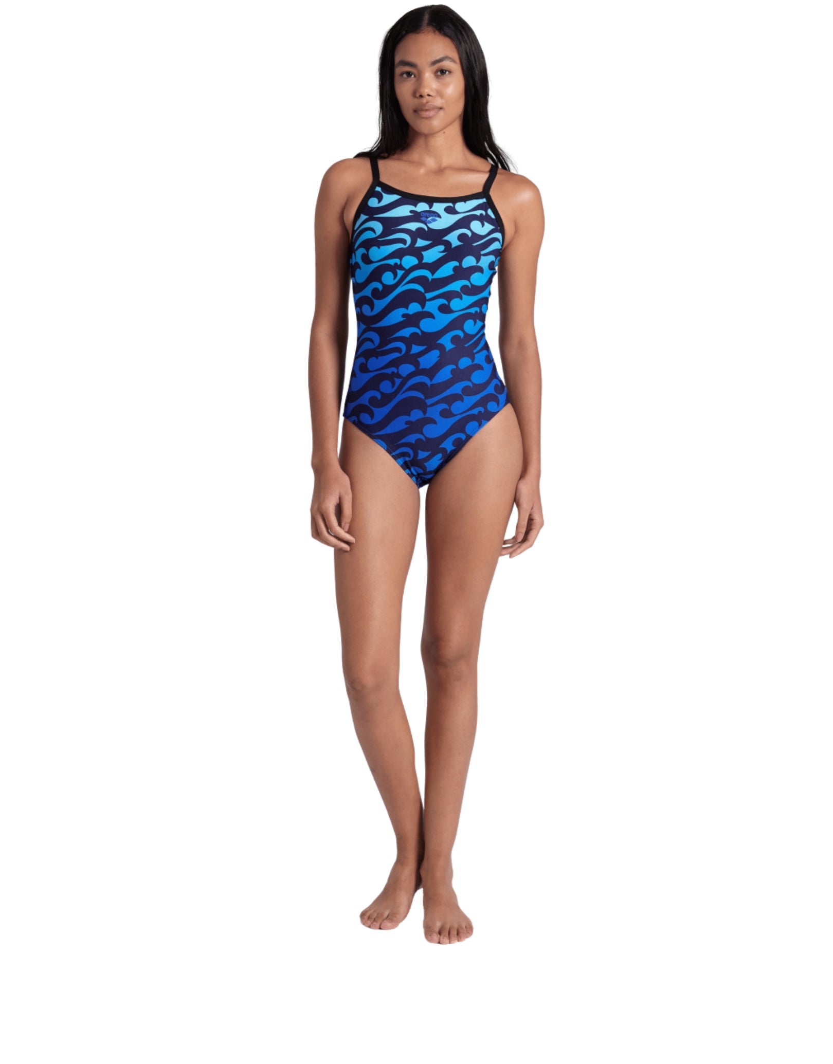 Surfs Up Lightdrop Back Swimsuit - Black & Blue Two-Tone Bikini for Women | Perfect for Beach Vacations, Pool Parties & Summer Getaways