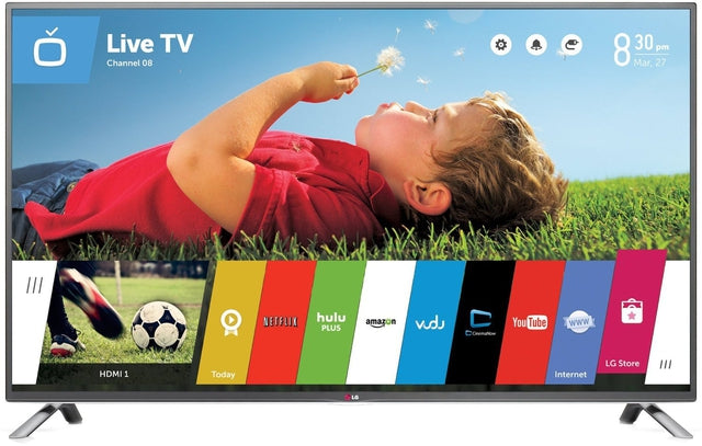 LG 60LB6100 60-Inch 1080P Full HD 120Hz Smart LED TV with WebOS - Perfect for Home Theater, Gaming & Streaming Entertainment