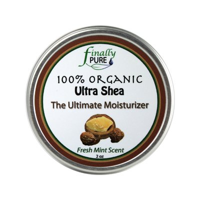 Finally Pure - Mint Ultra Shea Butter (2 oz) - Natural Moisturizer for Dry Skin, Lips & Hair | Perfect for DIY Beauty & Aromatherapy