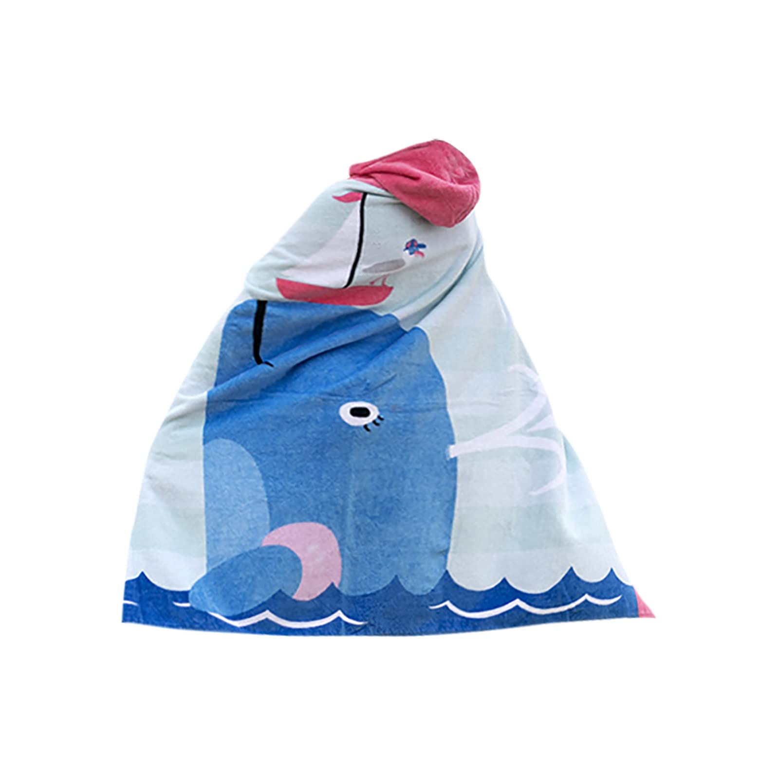 Premium Hooded Beach Towel for Kids - Soft Absorbent Cotton Thermal Cape for Boys & Girls - Perfect for Swimming, Surfing, and Poolside Fun