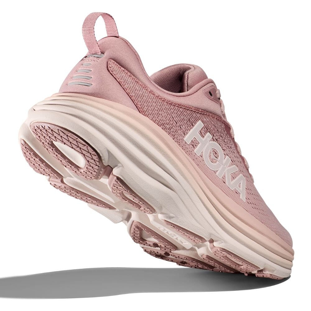 Hoka Women's Bondi 8 Running Shoes - Lightweight Cushioned Sneakers for Road Running, Walking & Gym Workouts | Perfect for Marathon Training, Jogging & Everyday Comfort