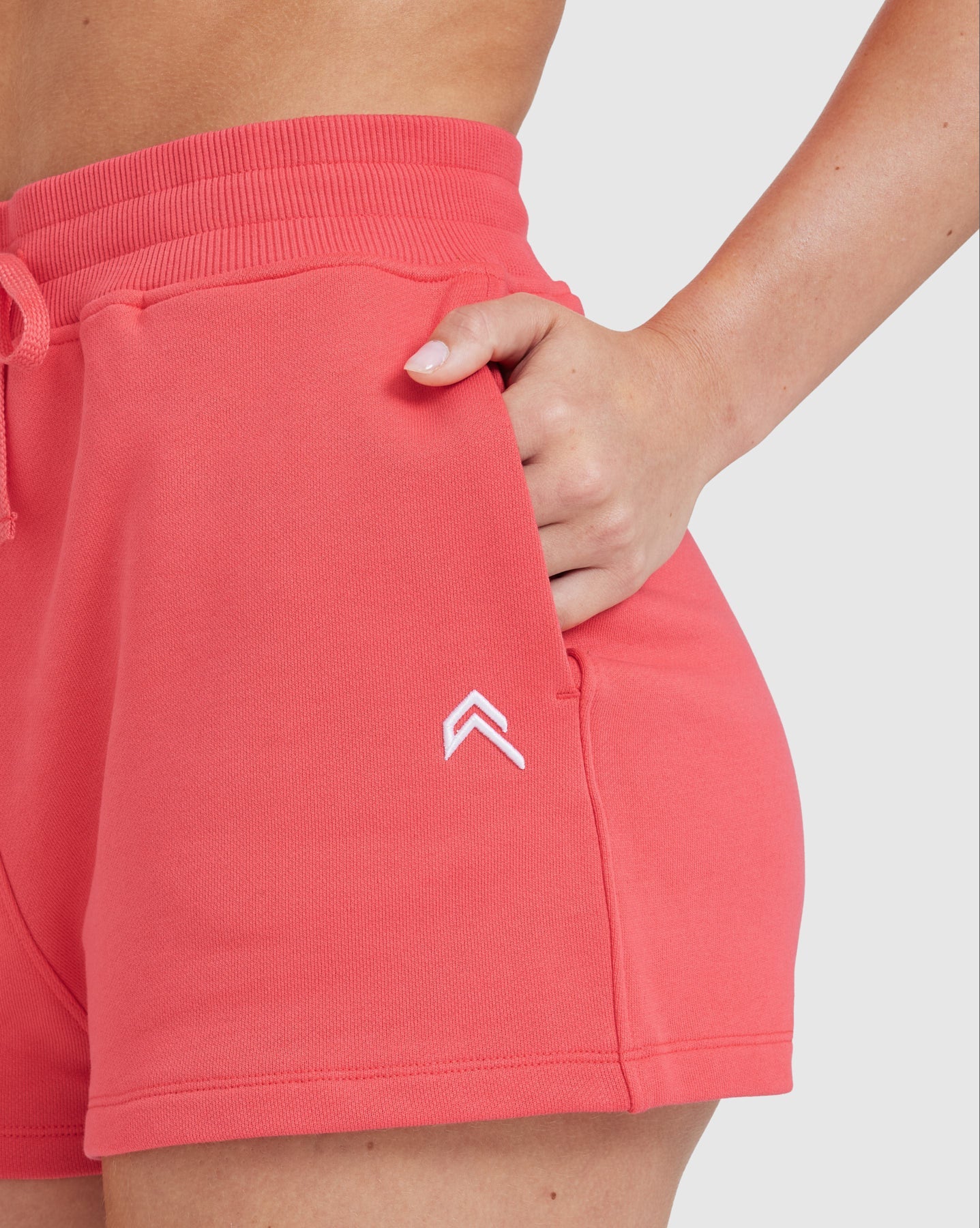 All Day Lightweight Shorts for Women - Sweet Red Color | Perfect for Running, Yoga & Summer Outfits