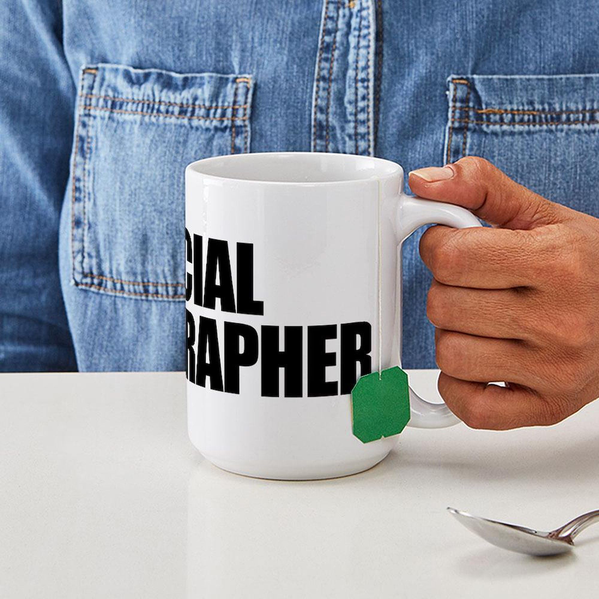 Official Photographer Ceramic Coffee Mug 15 oz (444 ml) - Perfect Gift for Photographers & Coffee Lovers - Ideal for Office, Home, or Studio Use