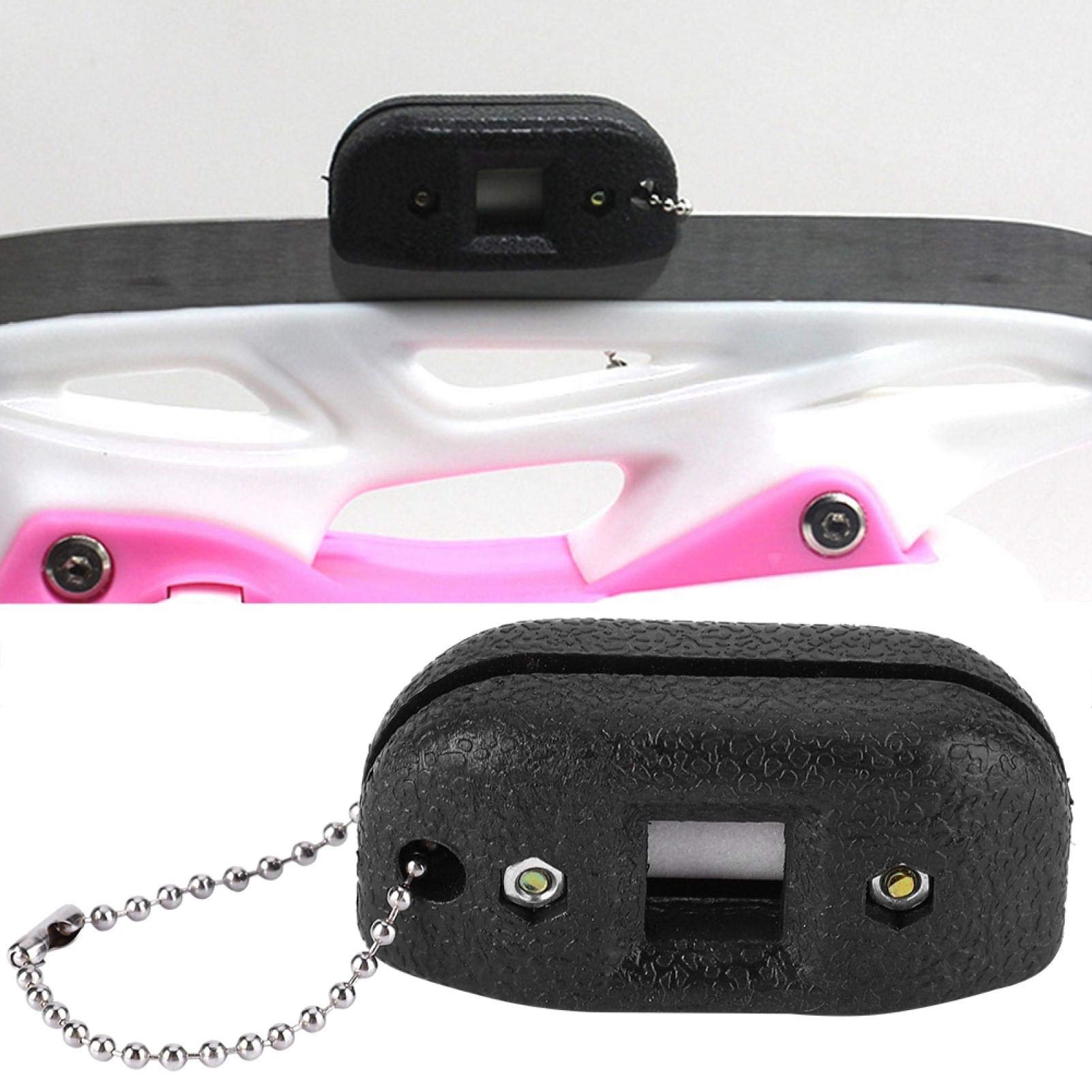Premium Diamond Ice Skate Blade Sharpener - Handheld Skate Sharpening Tool with Storage Bag for Hockey, Figure & Goalie Skates | Professional Ice Skate Maintenance for Enhanced Performance on Ice Rinks