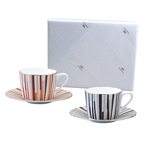 06) Assorted Pair Tea Coffee Cups & Saucers 270cc