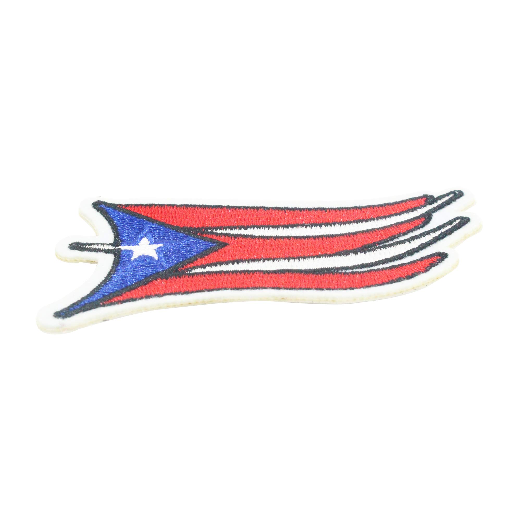 Puerto Rico Iron-on Patch - Embroidered Applique for Jackets, Backpacks, Jeans & Clothing Accessories | Perfect for DIY Customization, Travel Souvenirs & Fashion Statements