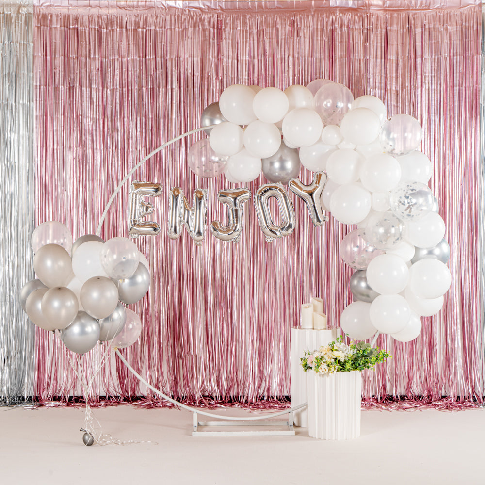 Balloonify Silver Confetti Balloon Set - 20 Pieces Party Balloons for Birthday, Wedding & Baby Shower Decorations - 1 Count Box