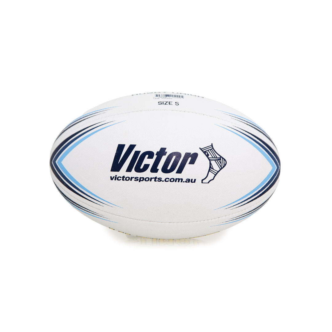 Victor Rugby Union Ball - Official Size 5 Match Ball for Training & Games | Durable High-Performance Rugby Ball for Adults & Youth | Perfect for Rugby Practice, Tournaments & School Sports