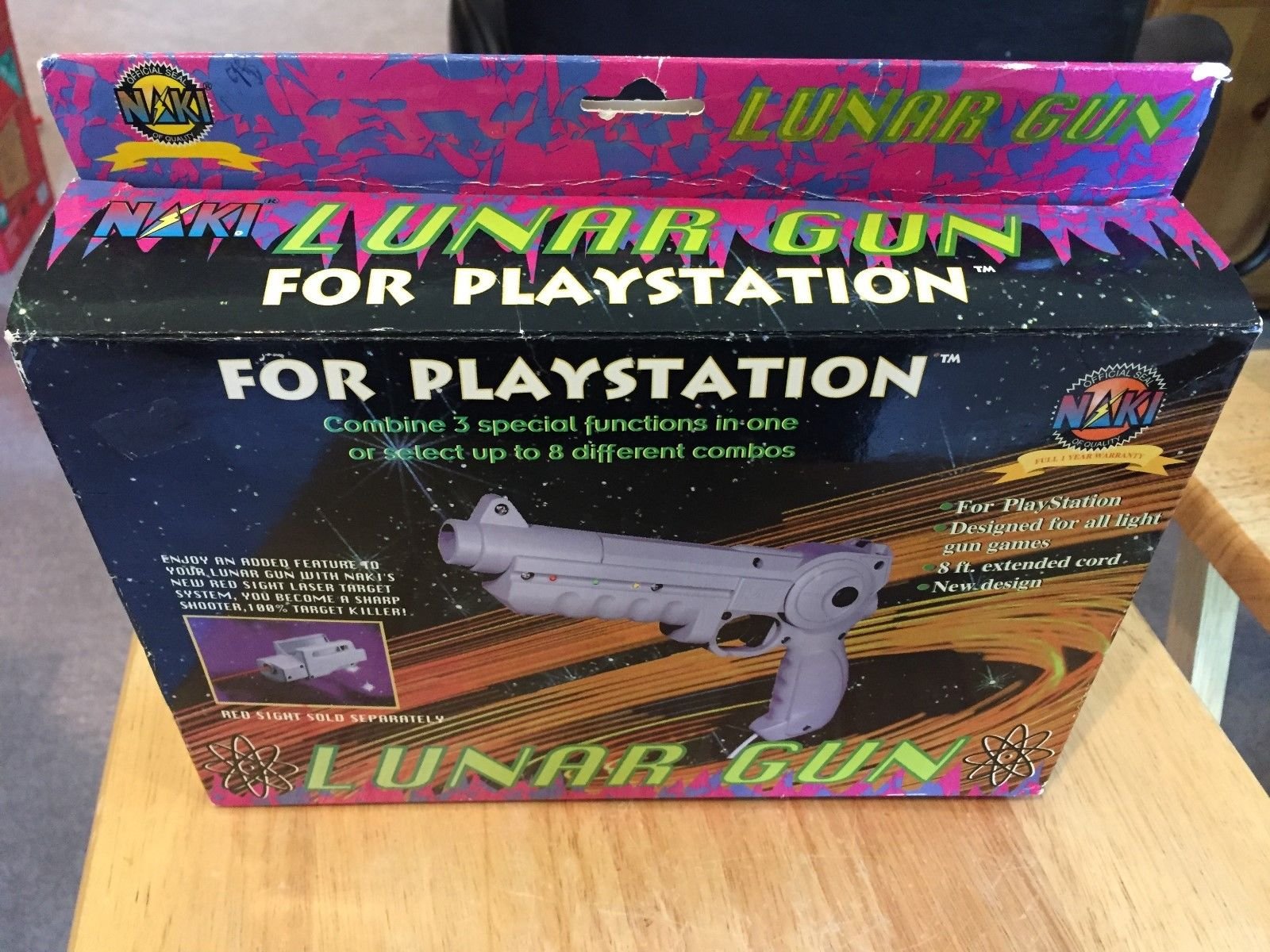 Lunar Gun for PlayStation 5 | Wireless Gaming Controller with Ergonomic Design - Perfect for FPS, Racing & Action Games