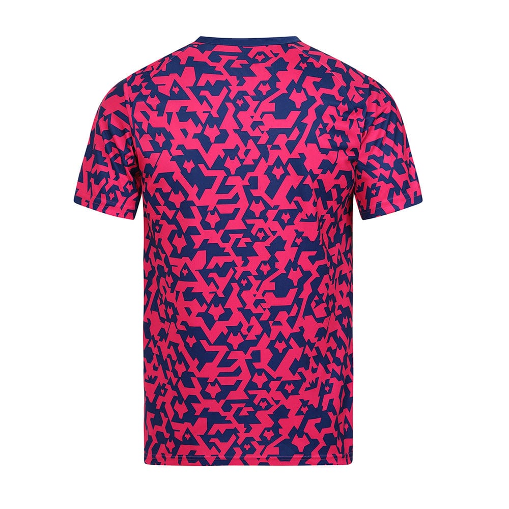 2024-2025 Pre Match T-Shirt for Men & Women - Soft Cotton Breathable Tee - Blue & Pink Color Options - Perfect for Soccer, Football, and Sports Fans