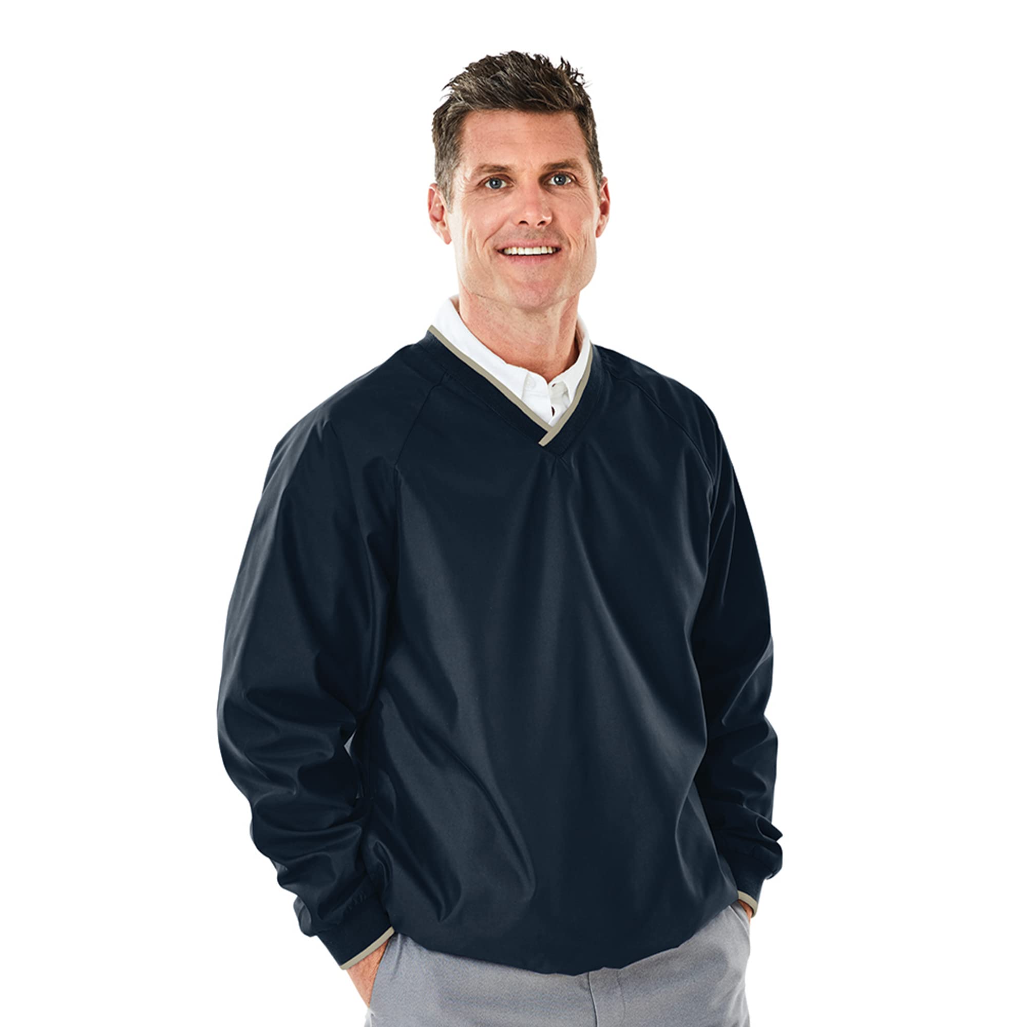 Charles River Apparel Men's Legend Windshirt Jacket - Lightweight Water-Resistant Windbreaker for Outdoor Activities (Regular & Big & Tall Sizes) - Perfect for Hiking, Camping and Casual Wear