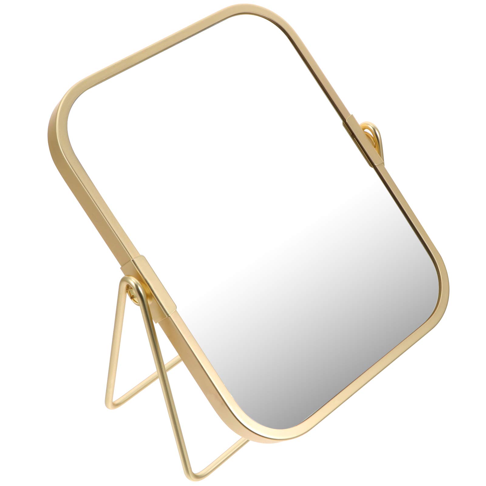 Beaupretty 360° Swivel Desktop Vanity Mirror - Adjustable Makeup Mirror with LED Lights, Perfect for Dressing Table, Bathroom & Travel | Compact & Decorative Vanity Mirror for Women & Girls
