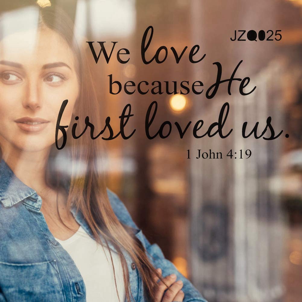Bible Verse Wall Decals - Christian Quote Wall Art Stickers, Religious Scripture Decals for Home Decor - Perfect for Bedroom, Nursery & Church Wall Decoration