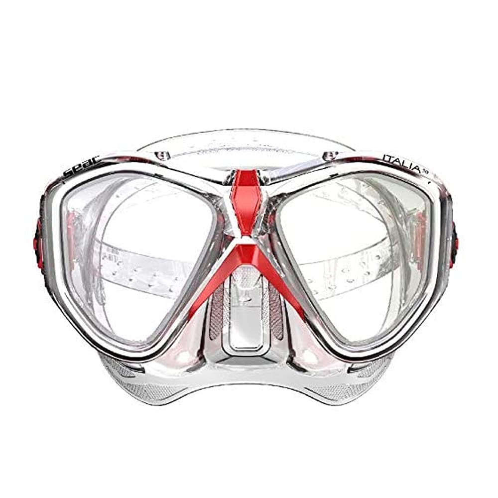 Seac Italia Professional Diving Mask - Snorkeling, Scuba Diving & Freediving Gear for Adults - High-Quality Anti-Fog & UV Protection Swim Mask for Ocean, Pool & Water Sports